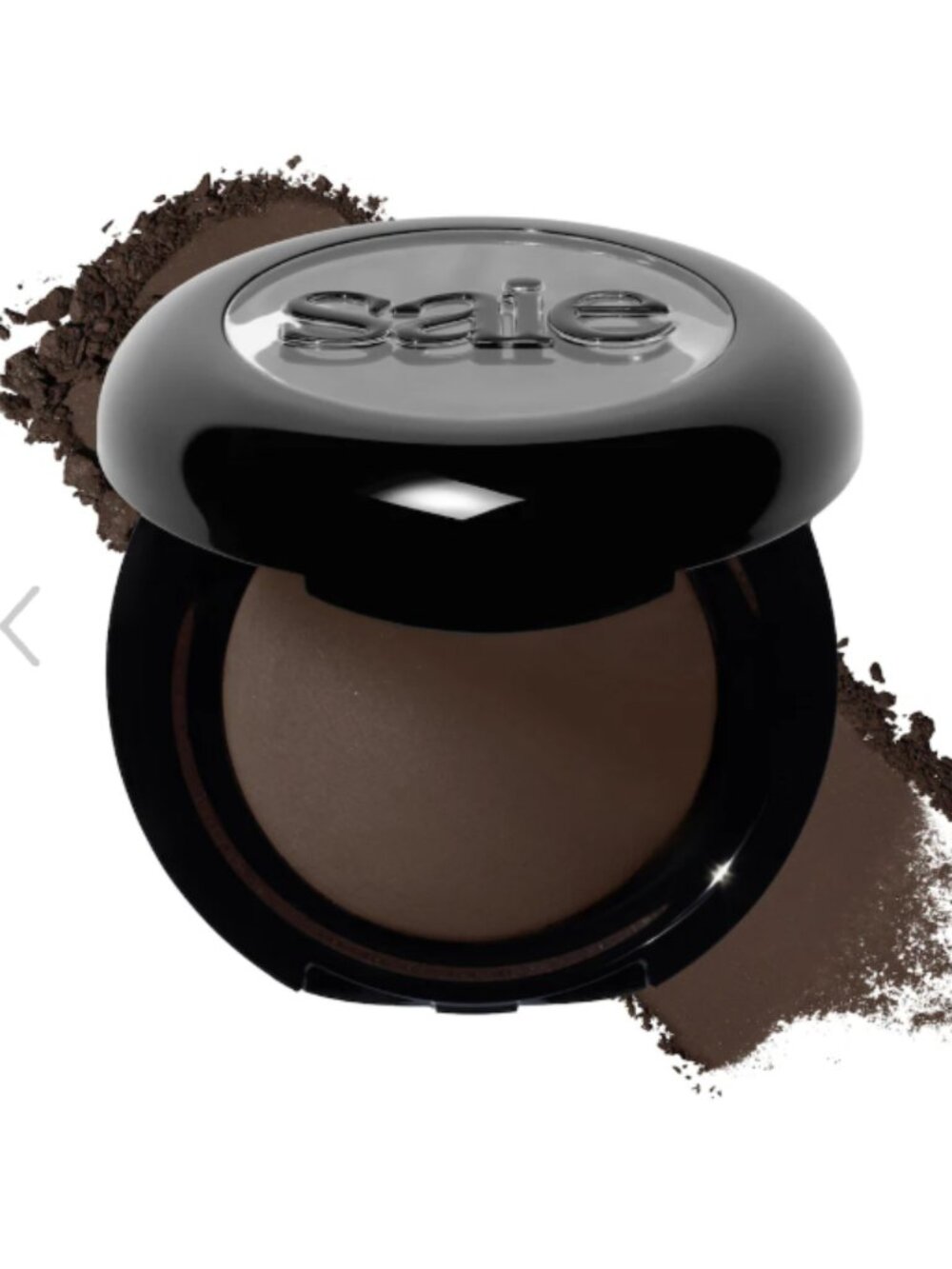 Saie SuperSuede™ Baked Eyeshadow with 16hr Wear | Tiramisu (charcoal demi-matte)